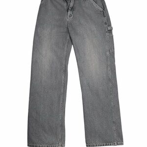 Men's Relaxed Fit Gray Denim Jeans